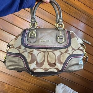 Brown Vintage Coach Ashley
Bag